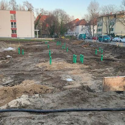 Tief-, Kanal- und Verkehrswegebau Borchert - Baustelle erschlossen